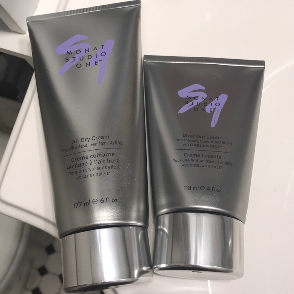 Monat Air Dry Cream and Blow Out Cream